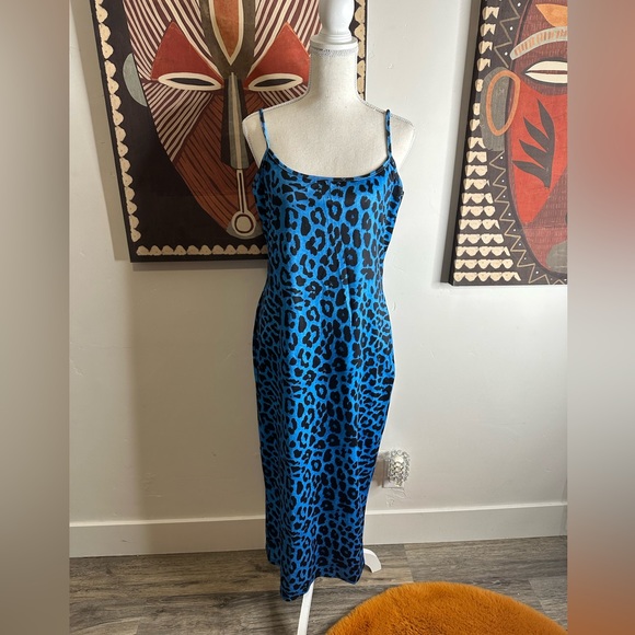 Cheetah print body con dress - Picture 1 of 5